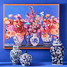 Melting Pot - Schilderij Dutch Flowers Multicolor 100x80cm handgeschilderd Melting Pot - Schilderij Dutch Flowers Multicolor 100x80cm handgeschilderd
