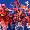 Melting Pot - Schilderij Dutch Flowers Multicolor 100x80cm handgeschilderd Melting Pot - Schilderij Dutch Flowers Multicolor 100x80cm handgeschilderd