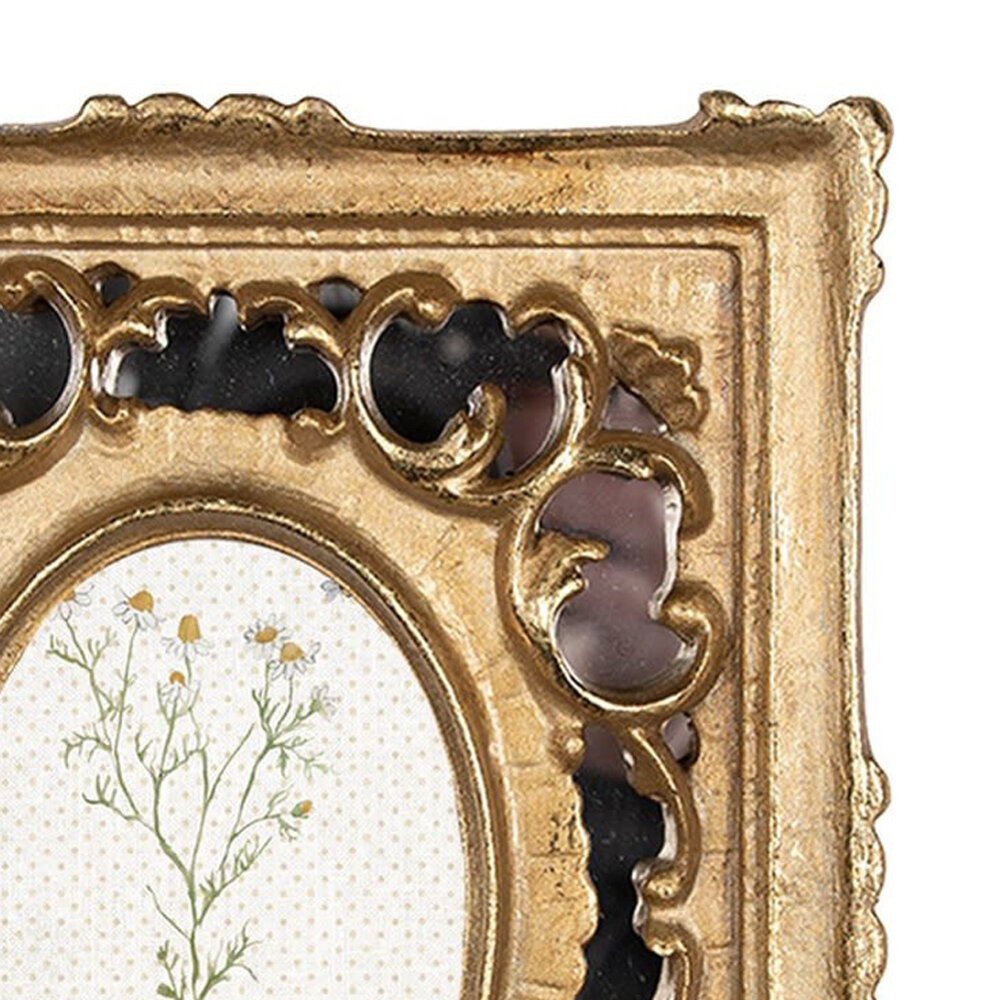 Melting Pot - Fotolijstje Barok Goud Zwart 16x20cm - foto 7x9cm Melting Pot - Fotolijstje Barok Goud Zwart 16x20cm - foto 7x9cm