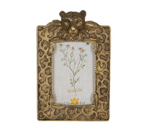 Melting Pot - Fotolijstje Panter Antiek Goud 16x25cm - foto 10x15cm Melting Pot - Fotolijstje Panter Antiek Goud 16x25cm - foto 10x15cm