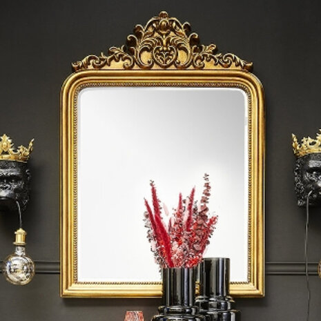 Werns - Spiegel Alice Baroque XL Brons Resin 86x110cm Werns - Spiegel Alice Baroque XL Brons Resin 86x110cm