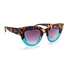 Okkia - Zonnebril CLAUDIA Big Cat-Eye Havana Blue OK013-HB Okkia - Zonnebril CLAUDIA Big Cat-Eye Havana Blue OK013-HB