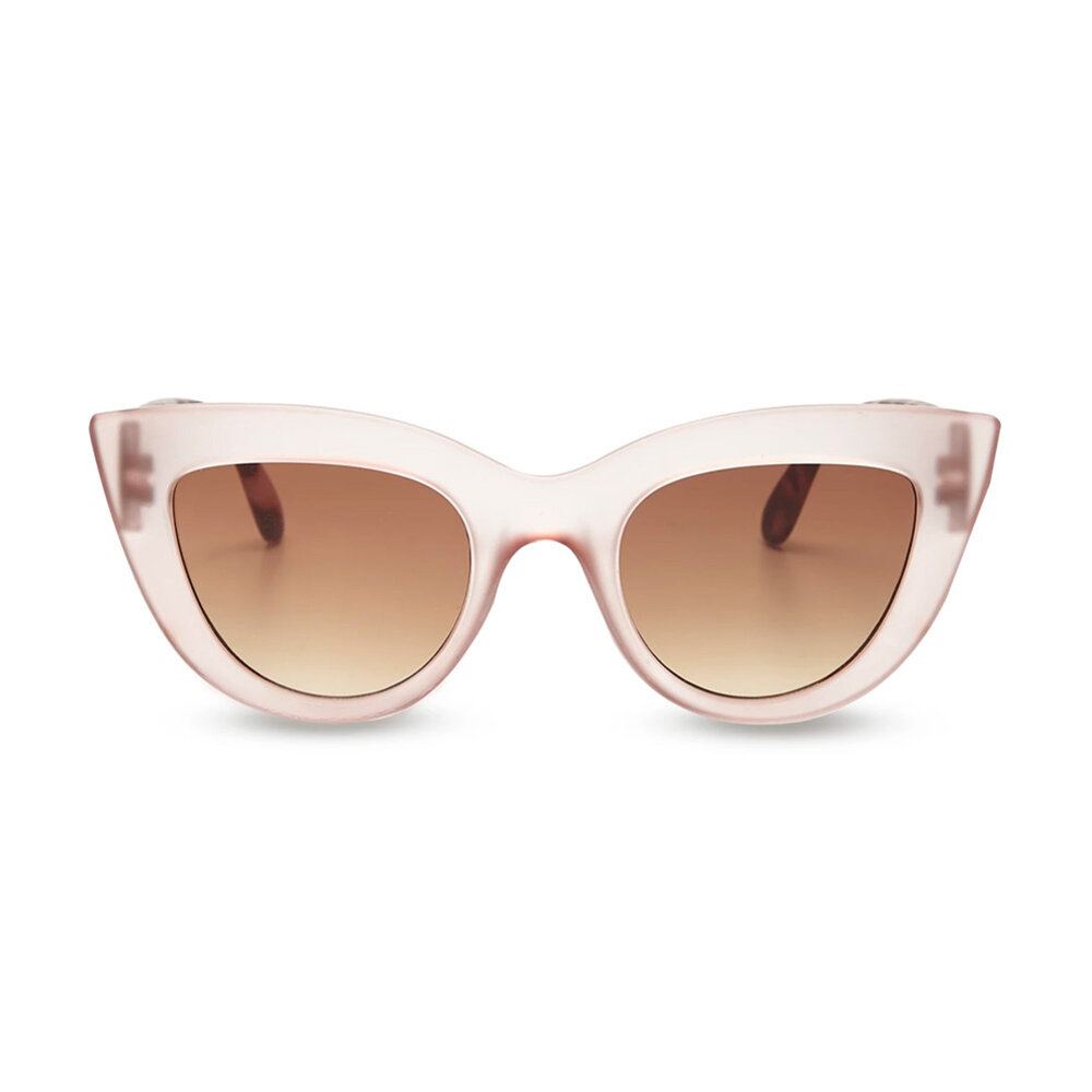 Okkia - Zonnebril CLAUDIA Big Cat-Eye Pink Havana OK013-PH