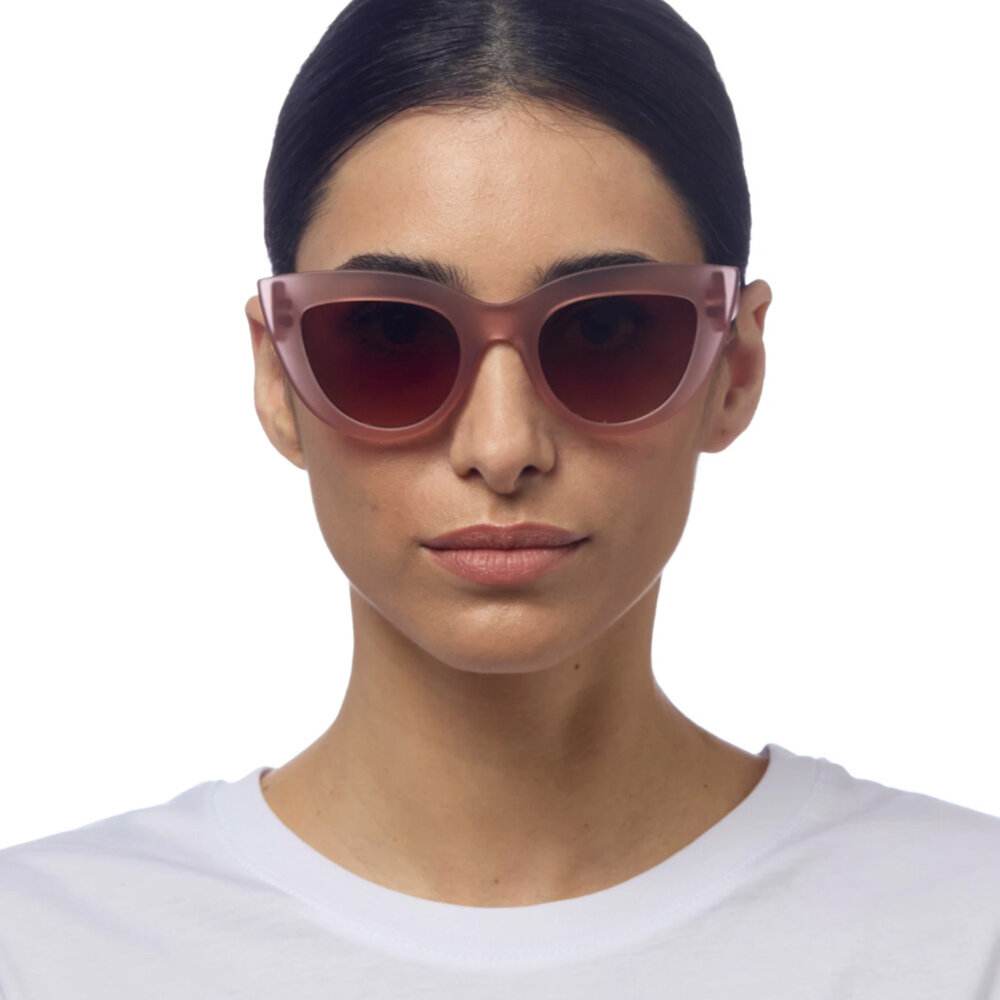 Okkia - Zonnebril CLAUDIA Big Cat-Eye Pink Havana OK013-PH