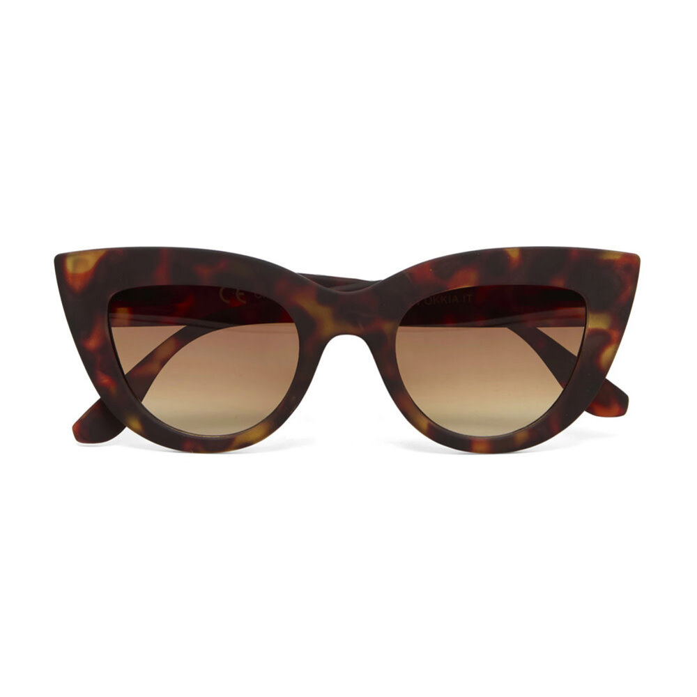 Okkia - Zonnebril CLAUDIA Big Cat-Eye Classic Havana OK013-CH