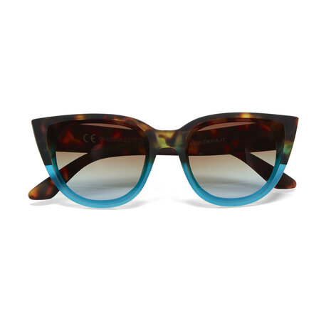Okkia - Zonnebril SILVIA Cat-Eye Havana Blue OK020-HB Okkia - Zonnebril SILVIA Cat-Eye Havana Blue OK020-HB