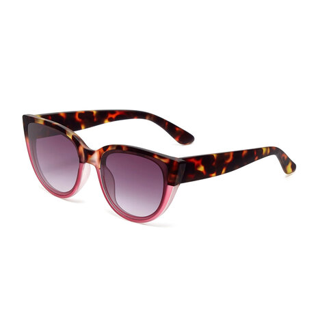 Okkia - Zonnebril SILVIA Cat-Eye Havana Pink OK020-HP