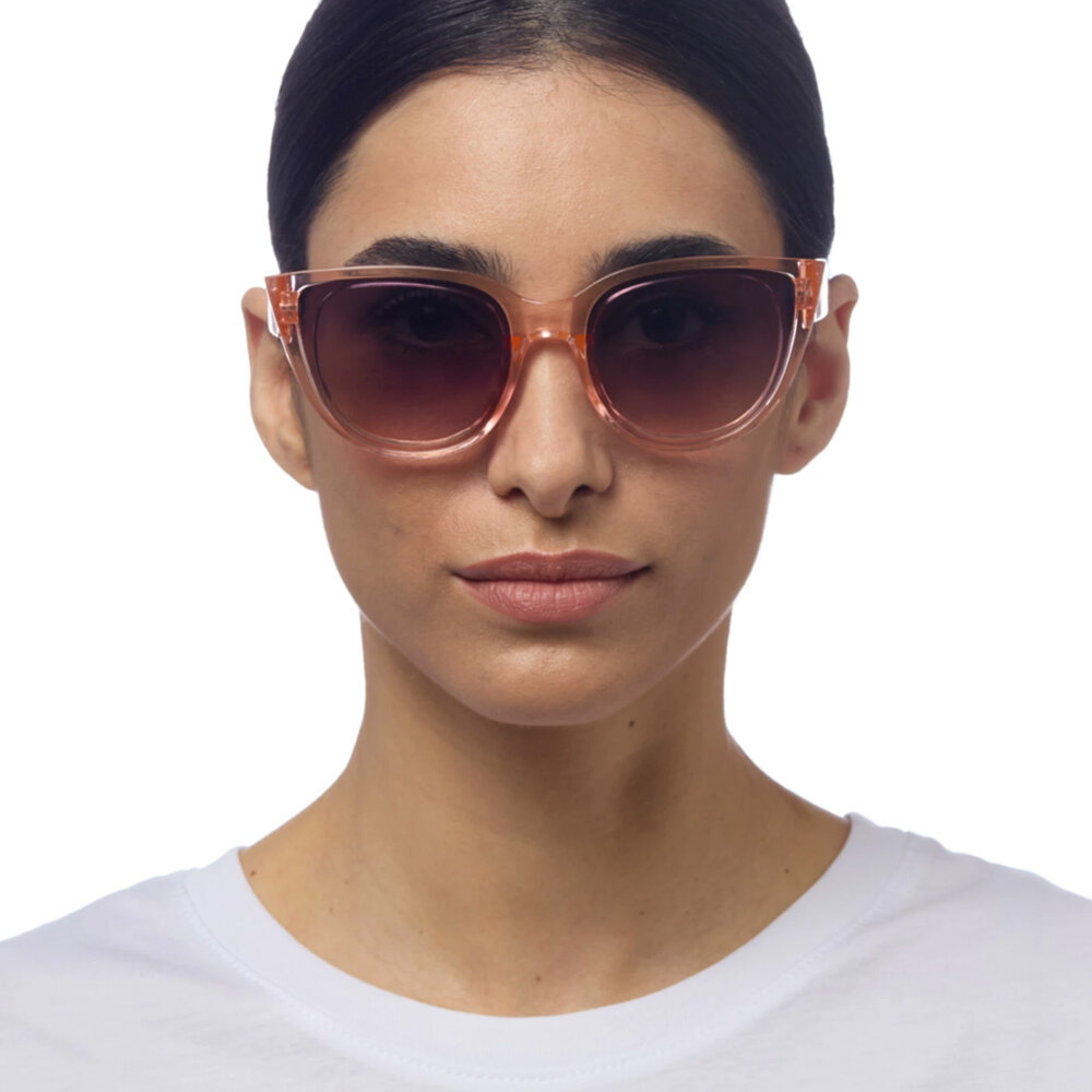 Okkia - Zonnebril SILVIA Cat-Eye Transparent Pink OK020-TPI