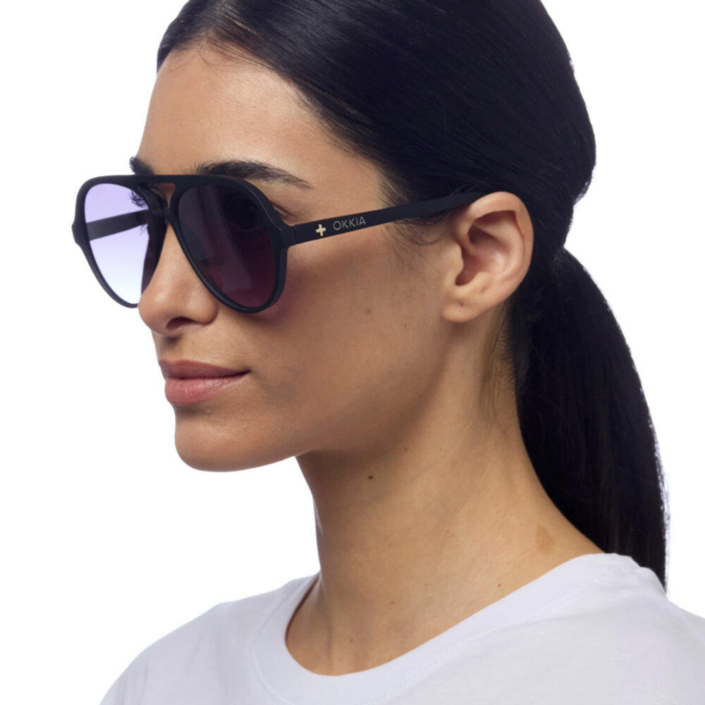 Okkia - Zonnebril ALESSIO Aviator Black OK021-BK