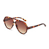 Okkia - Zonnebril ALESSIO Aviator Classic Havana met Bruine Gradient Lenzen en Veerpoten OK021-CH