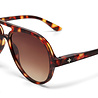 Okkia - Zonnebril ALESSIO Aviator Classic Havana met Bruine Gradient Lenzen en Veerpoten OK021-CH