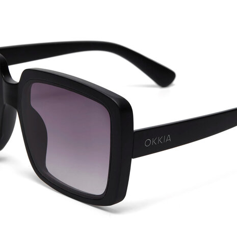 Okkia - Zonnebril ALESSIA Square Black OK027-BK