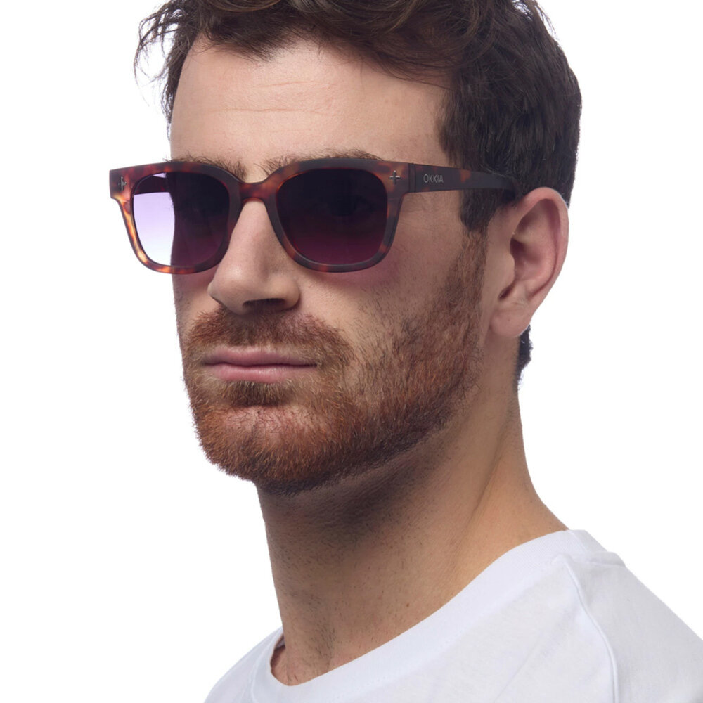 Okkia - Zonnebril GIOVANNI Classic Havana met Bruin Verloopglas OK012-CH Okkia - Zonnebril GIOVANNI Classic Havana met Bruin Verloopglas OK012-CH