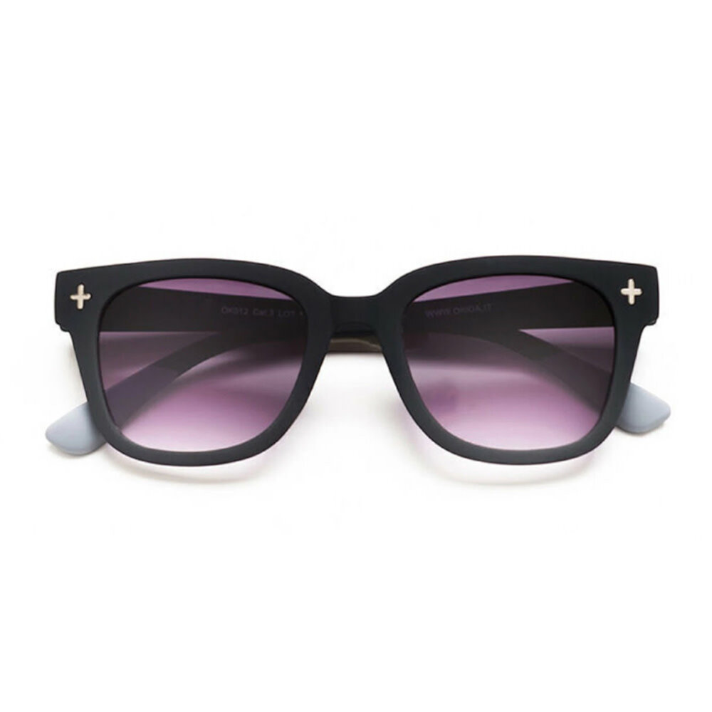 Okkia - Zonnebril GIOVANNI Classic Black met Donkere Glazen OK012-BK Okkia - Zonnebril GIOVANNI Classic Black met Donkere Glazen OK012-BK