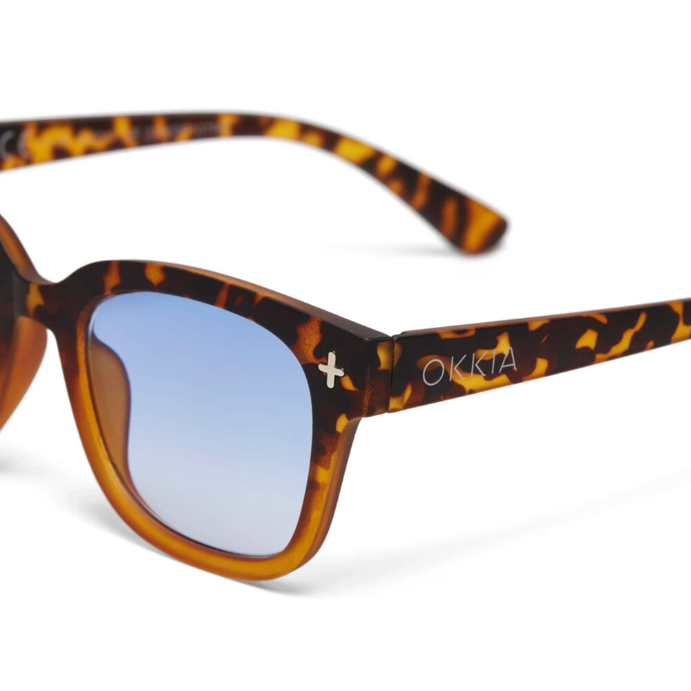 Okkia - Zonnebril GIOVANNI Havana Yellow met Blauwe Glazen OK012HY-BL Okkia - Zonnebril GIOVANNI Havana Yellow met Blauwe Glazen OK012HY-BL