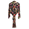 Imbarro - Kimono Royal Paradise Black Viscose One-size Imbarro - Kimono Royal Paradise Black Viscose One-size