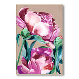 Melting Pot - Schilderij Fuchsia Bloemen op Canvas 80x120cm ingelijst Melting Pot - Schilderij Fuchsia Bloemen op Canvas 80x120cm ingelijst