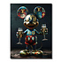 Glasschilderij LV Mickey Champagne 60x80cm Glasschilderij LV Mickey Champagne 60x80cm