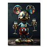 Melting Pot - Glasschilderij Louis Vutton Mickey Champagne 60x80cm Melting Pot - Glasschilderij Louis Vutton Mickey Champagne 60x80cm