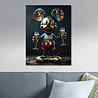 Melting Pot - Glasschilderij Louis Vutton Mickey Champagne 60x80cm Melting Pot - Glasschilderij Louis Vutton Mickey Champagne 60x80cm