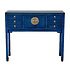 Dressoir & Ladekast Dynasty Vintage Blauw Goud Hout 100x26x87cm Dressoir & Ladekast Dynasty Vintage Blauw Goud Hout 100x26x87cm