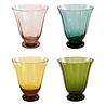 Melting Pot - Water Wijnglazen Luan Multicolor 10x11cm set van 4 Melting Pot - Water Wijnglazen Luan Multicolor 10x11cm set van 4