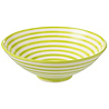 Melting Pot - Fruit Schaal Lebril Geel-Wit Keramiek 15x40cm geglazuurd Melting Pot - Fruit Schaal Lebril Geel-Wit Keramiek 15x40cm geglazuurd
