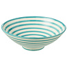 Melting Pot - Fruit Schaal Lebril Aqua-Wit Keramiek 15x40cm geglazuurd Melting Pot - Fruit Schaal Lebril Aqua-Wit Keramiek 15x40cm geglazuurd