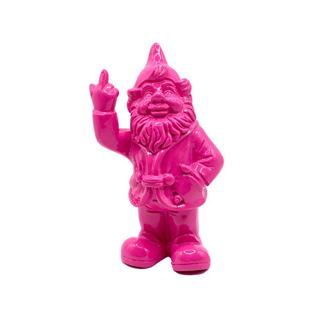 Melting Pot - Beeldje Kabouter F*ck You Fuchsia 10cm