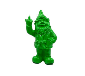 Melting Pot - Beeldje Kabouter Fuck You Groen 10cm Melting Pot - Beeldje Kabouter Fuck You Groen 10cm