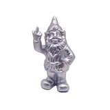 Melting Pot - Beeldje Kabouter Fuck You Zilver 10cm Melting Pot - Beeldje Kabouter Fuck You Zilver 10cm