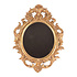 Spiegel Ovaal Baroque Goud Resin 41x56cm Spiegel Ovaal Baroque Goud Resin 41x56cm