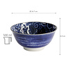 Melting Pot - Schaaltje Koi Karper Blauw-Wit Porselein 15x7cm 500ml Melting Pot - Schaaltje Koi Karper Blauw-Wit Porselein 15x7cm 500ml