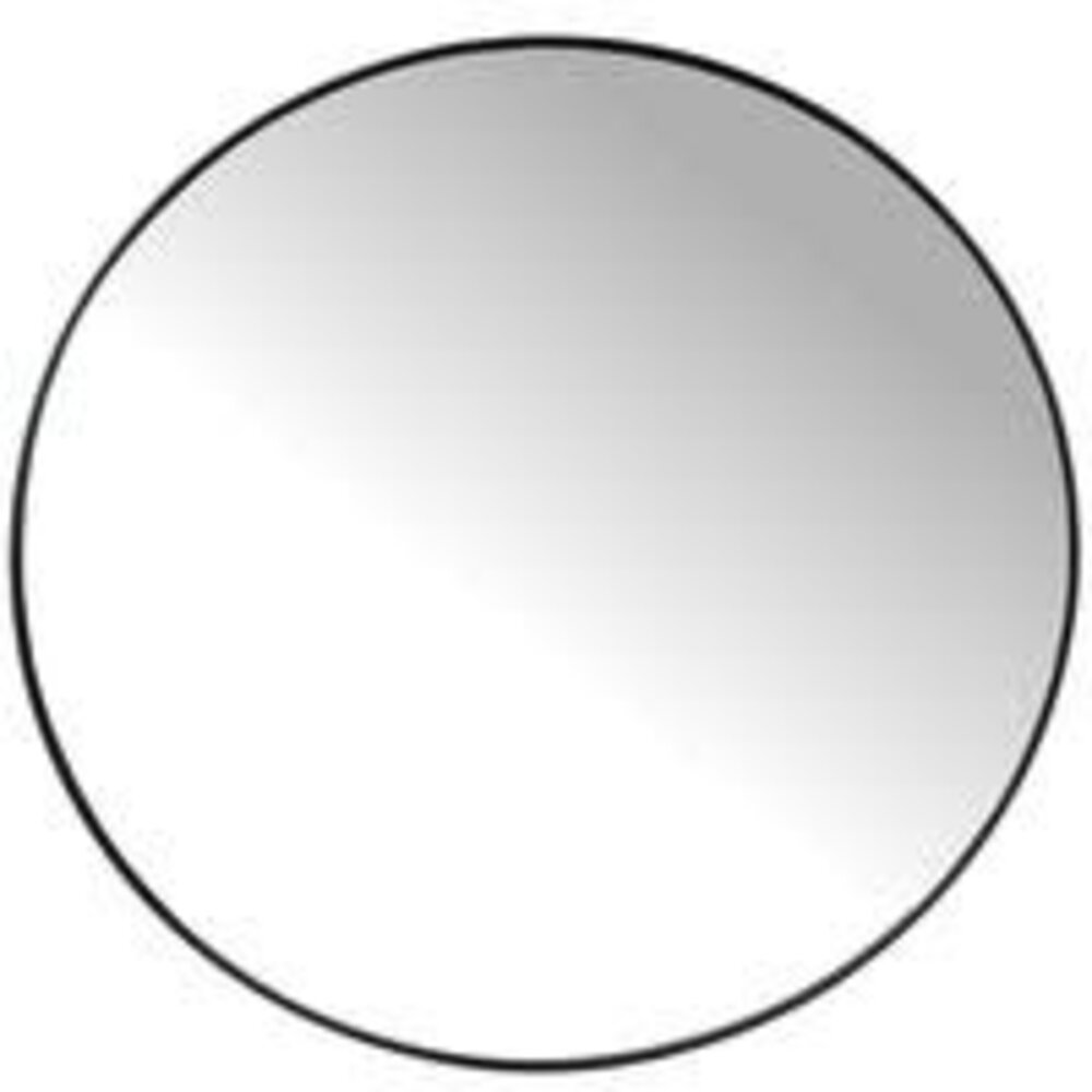 Melting Pot - Spiegel Rond Zwart Metaal 80x80cm xet-3784 Melting Pot - Spiegel Rond Zwart Metaal 80x80cm xet-3784