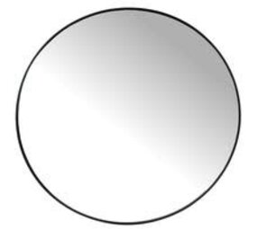 Melting Pot - Spiegel Rond Zwart Metaal 80x80cm xet-3784 Melting Pot - Spiegel Rond Zwart Metaal 80x80cm xet-3784