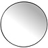 Spiegel Rond Zwart Metaal 80x80cm xet-3784