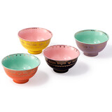 Pols Potten - Schaaltjes Grandpa Multicolor Porselein 12x6cm set van 4 Pols Potten - Schaaltjes Grandpa Multicolor Porselein 12x6cm set van 4