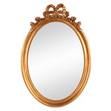 Melting Pot - Spiegel Ovaal Baroque Strik Goud 64x95cm Melting Pot - Spiegel Ovaal Baroque Strik Goud 64x95cm