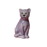 Melting Pot - Beeldje Luipaard Lila Keramiek 7x15cm Melting Pot - Beeldje Luipaard Lila Keramiek 7x15cm