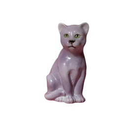 Melting Pot - Beeldje Luipaard Lila Keramiek 7x15cm Melting Pot - Beeldje Luipaard Lila Keramiek 7x15cm