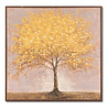 Colmore - Schilderij Gouden Boom Multicolor 100x100cm ingelijst Colmore - Schilderij Gouden Boom Multicolor 100x100cm ingelijst