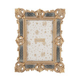 Melting Pot - Fotolijstje Franse Lelies Goud Grijs 16x21cm - foto 10x15cm Melting Pot - Fotolijstje Franse Lelies Goud Grijs 16x21cm - foto 10x15cm