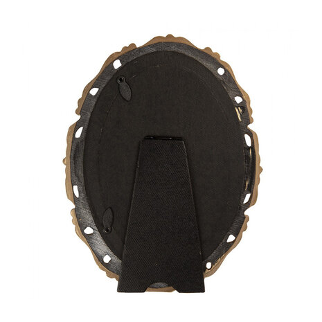 Melting Pot - Fotolijstje Ovaal Barok Goud 16x21cm - foto 10x15cm