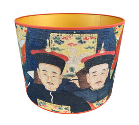 Melting Pot - Lampenkap Chinese Multicolor 40x30cm rode bies Melting Pot - Lampenkap Chinese Multicolor 40x30cm rode bies