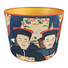 Melting Pot - Lampenkap Chinese Multicolor 40x30cm rode bies Melting Pot - Lampenkap Chinese Multicolor 40x30cm rode bies