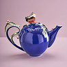 Werns - Theepot Butterfly Multicolor Aardewerk 24x18cm Werns - Theepot Butterfly Multicolor Aardewerk 24x18cm