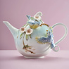 Werns - Theeset Vogels en Bloemen Multicolor - Theepot-Melkkan-Suikerpot Werns - Theeset Vogels en Bloemen Multicolor - Theepot-Melkkan-Suikerpot