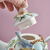 Werns - Theeset Vogels en Bloemen Multicolor - Theepot-Melkkan-Suikerpot Werns - Theeset Vogels en Bloemen Multicolor - Theepot-Melkkan-Suikerpot