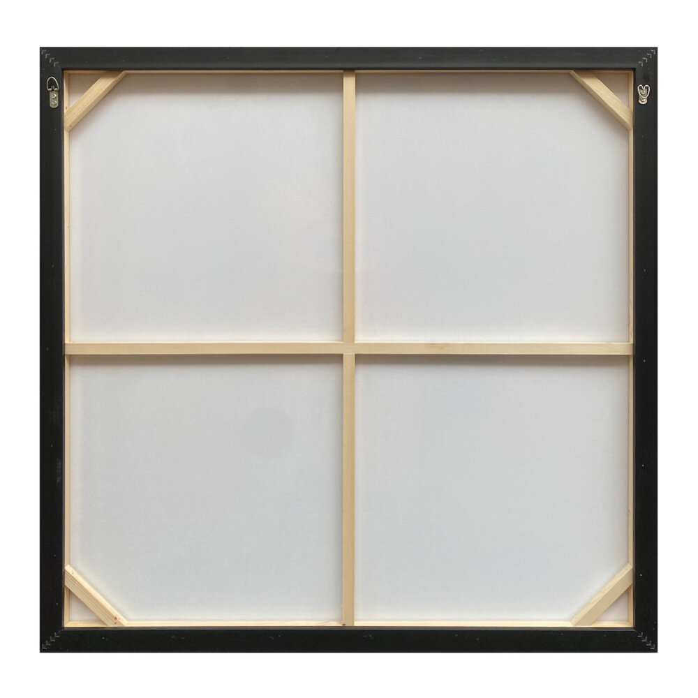 Colmore - Schilderij Meisje met Bloemen Multicolor 100x100cm ingelijst