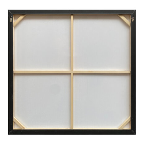 Colmore - Schilderij Meisje met Bloemen Multicolor 100x100cm ingelijst